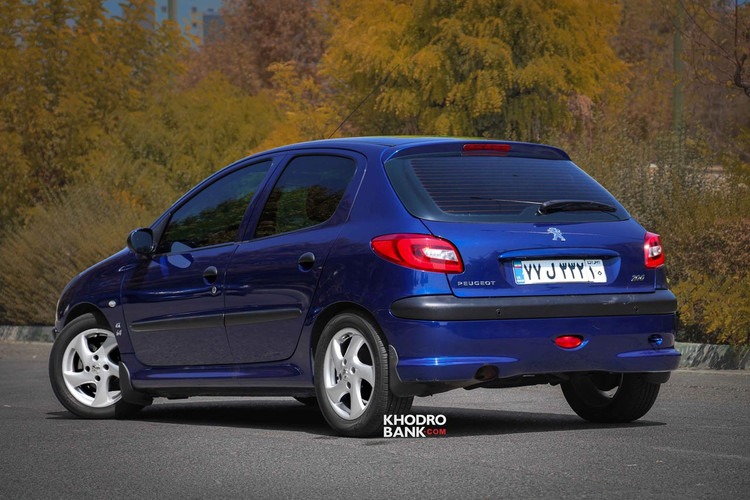 لنت عقب پژو 206 تیپ 3 درجه 1 کره ای اصلی